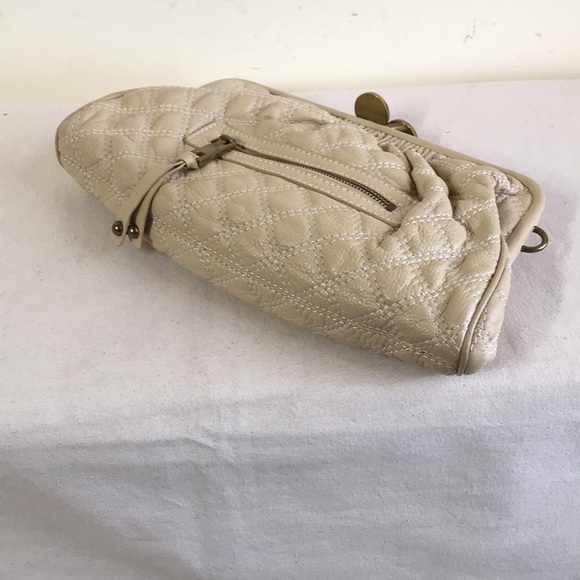 Marc Jacobs Ivory calf leather quilted clutch or chain shoulder bag - Picture 15 of 16